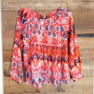 Vintage America BOHO Blouse XS